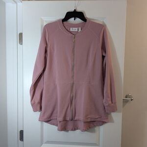 d&co Pink Zip-Up Jacket, Size XS